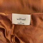 Wilfred  Only Ruched Slip Dress in Terrazzo Brown Medium Photo 7