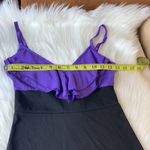 Silence + Noise Purple & Black Flutter Collar BodyCon Dress Size XS Photo 3