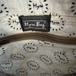 Myra Bag coral leather cowhide crossbody tote bag Pink Photo 6