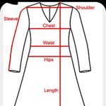 CHAPS Blue Black Brown Tan Abstract Print Faux Wrap Dress Size Large Photo 6