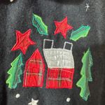 NWOT VTG TakeTwo Classic Ugly Christmas Sweater wool Jacket snowman Patchwork XL Red Photo 9