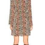 NWT Nanushka Animal Prnt Yai Pleated Mini Dress M Multiple Size M Photo 1