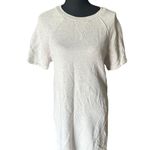 Madewell Mwl Airyterry Sweatshirt Dress in Heather Light Grey Photo 0