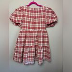 NWT Tuckernuck English Factory Red & White Tweed Puff Sleeve Tiered Dres… Size L Photo 12