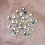 Yves Cossette Depeche Mode Vintage Brown Linen Embroidered Dress Size 10 Photo 9