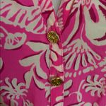 Lilly Pulitzer  Elsa Silk Top, Passion Fruit Pink ( check measurements for size) Photo 6