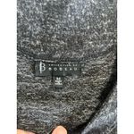 Bobeau  Knit Top M Gray Fuzzy Sleeve Cuffs Photo 4