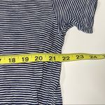 Aerie Navy Blue & White Striped Short Sleeve Oversized Lounge Tee Photo 5