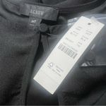 J.Crew NWT Puff Sleeve Crepe Top Shirt Blouse Black Size Medium Tall MT NEW Photo 8