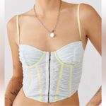 Urban Outfitters  out from under UO Modern Love Ruched Pastel Corset blue small Photo 0