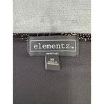 Elementz  Twinset Black Metallic Gold Bronze‎ Paisley Print Collarless Jacket 2X Photo 6