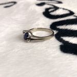 Boutique Blue star sapphire & diamonds white gold ring 4 Photo 5