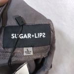 Sugar Lips Sugar + Lips Charcoal Gray Slip Dress Sleeveless Size L Photo 6