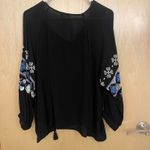 Harper Heritage  Black Boho Blouse – Flowy – Medium” Photo 4