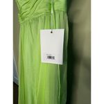 Mac Duggal  NWT Ruffle Tiered Cut-Out Chiffon Gown in Mint Size 6 Photo 5