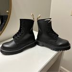 Dr. Martens Dr. Doc Martens 1460 Vegan Bex Mono Lace Up Black Out Leather Women's Boots Sz 5 Photo 7