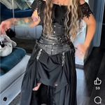 Mens Women’s Unisex Wrap around Renaissance Belt Black Photo 5