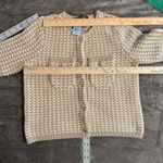 Ann Taylor  short sleeve sweater jacket gold cream shimmer tweedy XXSP Photo 5