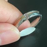 I love you pink crystal titanium ring size 9 Photo 3