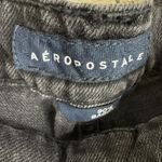 Aeropostale  90s Baggy Black 100% Cotton High Rise Distressed Button Fly Jeans 4 Photo 5