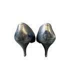 Amalfi Women's Navy Blue Vintage Leather Pumps Size 10B Photo 3