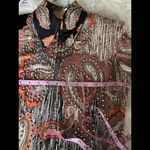 Show Diva Designs Paisley Print Long Sleeve Shirt small Pink Photo 6
