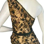 Carmen Marc Valvo Carmen Mar Valvo 1990 Black Beaded Cocktail Halter Dress Size 12. Photo 11