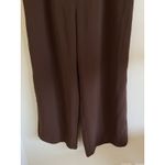 R & M Richards  Brown Pull‎ On Elastic Waist Wide Leg Slits Dress Pants Womens 16 Photo 2
