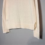 Jenni Kayne  Everyday Sweater Ivory Cream Crewneck Size Small Wool Cashmere Small Photo 9