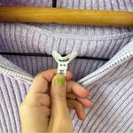Aerie late night quarter zip sweater lilac purple butter soft form fit M Photo 3