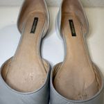 Ava & Aiden Light Gray Snake Print D’orsay Pointy Toe Flats 10 Photo 1