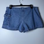 Hang Ten Vintage Women's  Denim‎ Loose Fitting Shorts Cargo Pocket Size M USA Photo 1