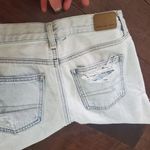 American Eagle 5inch shorts light wash distressed size 0 fits women's small Photo 4