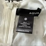 AQUA Eyelet High Neck Mini Dress a little flaw Photo 3