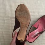 Bruno Magli Brown Peeptoe Sling back Pumps Heels Shoes Pinup size 7.5B Photo 6