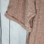 Free People  Beach Heathered Dusty Pink Asymmeteical Loose Fit Cover-Up Photo 5