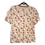 Love Tribe Hello Kitty Short-Sleeve Flower Face Printed T-Shirt Juniors Large Photo 3