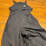 Nike  Black Jumpsuit Tank Style Wide Leg Cropped Athleisure Women S Photo 2