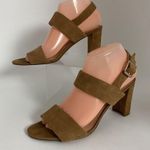 Franco Sarto Rumi Sandals Womens 7.5 M Tan Brown Leather Feminine High Heels Photo 9
