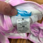 California Waves Bikini Set V-Wire Bralette High Waisted Pink Junior’s XL NWT Photo 3