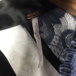 Free People NWT  Gilded Lace Victorian Dusty Blue Bow Tunic Mini Dress Small Photo 4