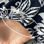 Max Studio  Dress Column Maxi Floral Black White Racerback Tank  Sleeveless Small Photo 8