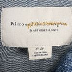 Pilcro and the Letterpress  Cable Knit Sweater Sleeve Denim Jean Jacket Size SP Photo 2
