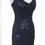 Vintage Y2K Beaded Prom Dress Black Size 8 Photo 0