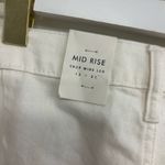 Lucky Brand Wide Leg Mid Rise Crop Jeans White Size 12/31 Barrel Leg NWT Flawed Photo 6