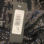 Bebe NYE Disco  Sequined Sleeveless Wrap Jumpsuit Wide Leg Evening Formal M NWT Photo 12