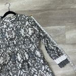 Marie Oliver Catie Silk Midi Dress Women’s XL Long Sleeve Opal Medallion print Photo 7