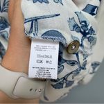 Jen's Pirate Booty Jen’s Pirate Booty Mckinley Top in Laurel Canyon White Blue Flowers Small Photo 11