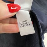 J.Jill  Large Faux Suede Draped Jacket Open Front Pockets Cardigan Navy Blue NEW Photo 10