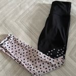 Strut this  Woman’s Black & Light Pink with Suits of Cards Leggings Photo 0